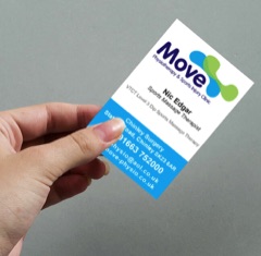 physio business card