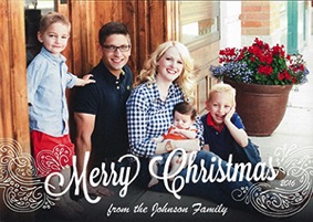 Bespoke family Christmas card