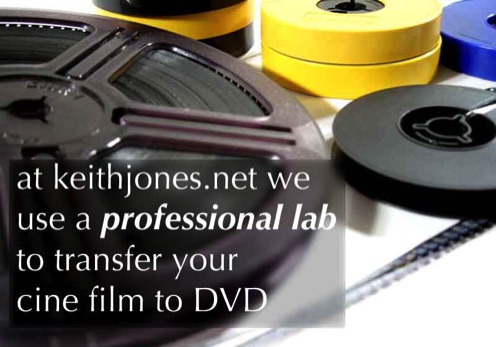 We Digitise your old Cine Film